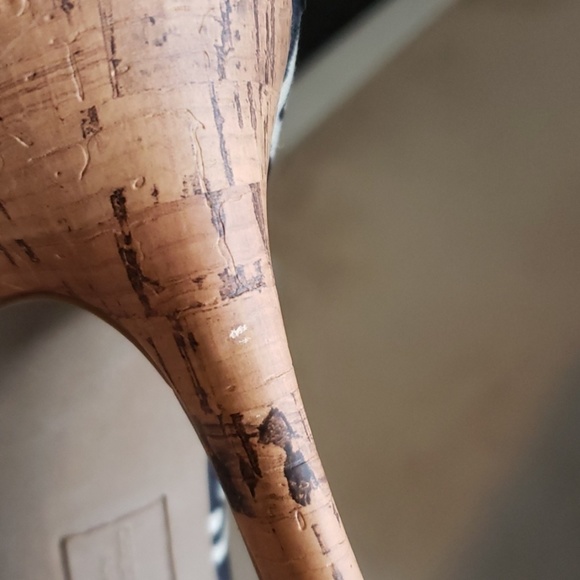 Amazing Christian Siriano Tribal Print Blue Heels - Picture 5 of 6